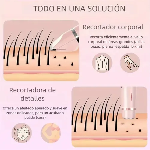 UNICA: Rasuradora Eléctrica doble punta ORIGINAL: Depílate en casa sin dolor en minutos ✨
