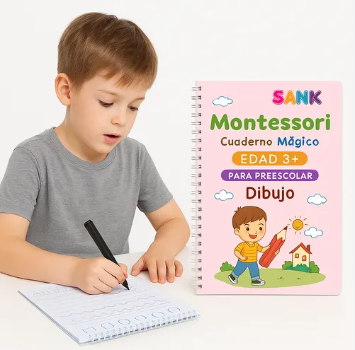 NO DEJES A TU HIJO SIN SU KIT DE REGRESO A CLASES : 1 Kit de Caligrafía para Niños Escritura Mágica Set de 4 Libros + 5 Minas de Tinta Mágica por solo $59.900 SOLO HOY
