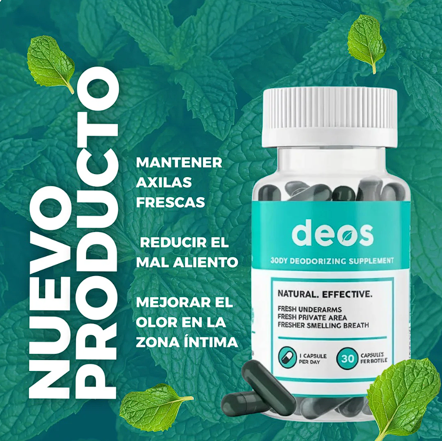 DEOS Suplemento desodorante interno