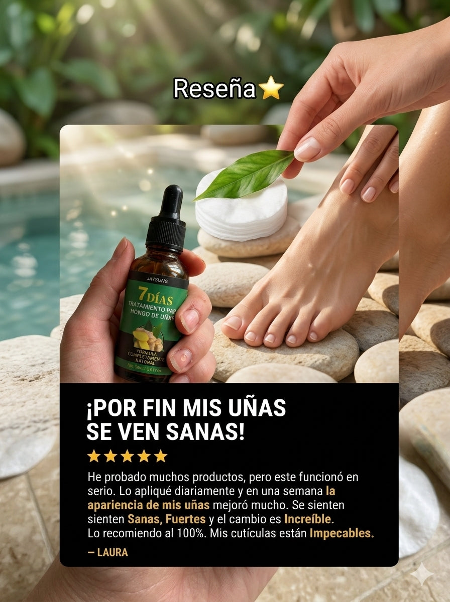 7 Días Elimina Hongos X2 Und — Tratamiento antifúngico natural para uñas